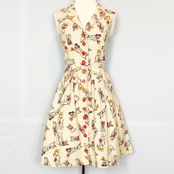Modcloth Dresses & Skirts - ModCloth Community Brunch Corgi Dress